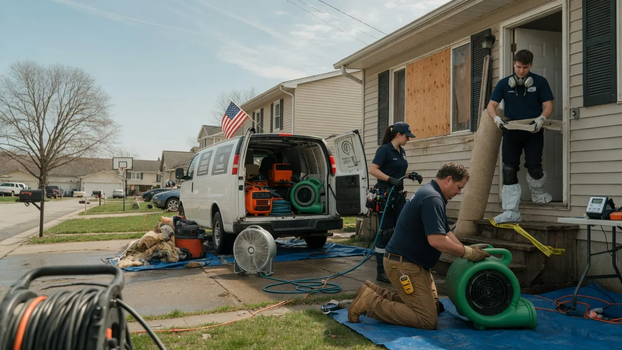 Water Damage Restoration in Gilberts, IL near me